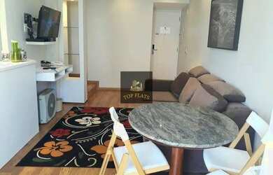 Imagem: O studio para alugar possui 1 Dormitório, 1 Banheiro, 1 Vaga