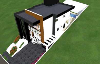 Imagem: A casa em condomínio possui 4 Dormitórios, 5 Banheiros, 5