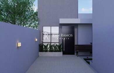 Imagem: A casa possui 2 Dormitórios, 2 Banheiros, 3 Vagas na garagem