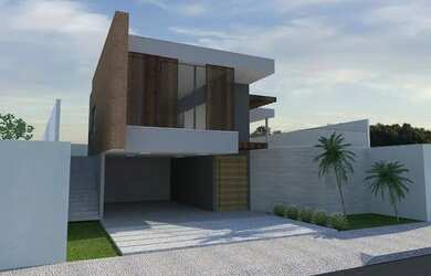 Imagem: A casa em condomínio possui 4 Dormitórios, 3 Banheiros, 5