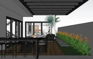 Imagem: A casa em condomínio possui 4 Dormitórios, 5 Banheiros, 4