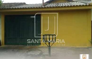 Imagem: A casa possui 3 Dormitórios, 1 Banheiro, 2 Vagas na garagem