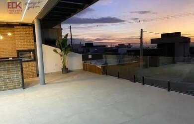 Imagem: A casa em condomínio possui 3 Dormitórios, 5 Banheiros, 4