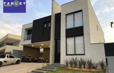 Imagem: A casa em condomínio possui 4 Dormitórios, 5 Banheiros, 5