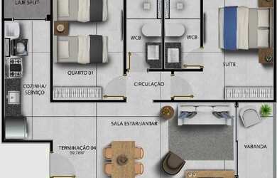 Imagem 8: com o privilégio de esta próximo ao shopping Grand platinum 2 4 com...