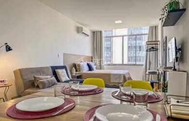 Imagem: A kitnet possui 1 Banheiro e 34m² de Área e está localizado