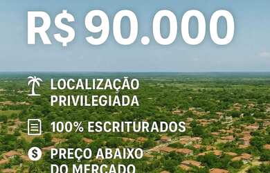 Imagem: O terreno possui 160m² de Área e está localizado em Aruana