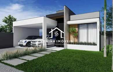 Imagem: A casa possui 4 Dormitórios, 5 Banheiros, 4 Vagas na garagem