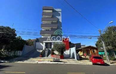 Imagem: O apartamento possui 1 Dormitório, 1 Banheiro, 1 Vaga na garagem