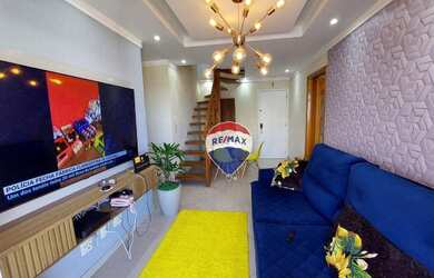 Imagem: O apartamento na cobertura possui 2 Dormitórios, 1 Banheiro