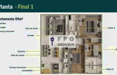 Imagem 5: LANÇAMENTO - ATIBAIA GARDEN - apto com 03 suítes a venda no bairro Jardim...