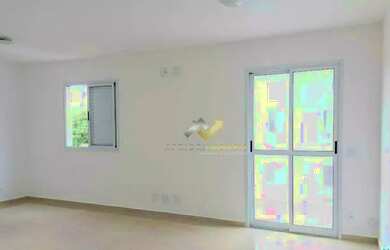 Imagem: O apartamento possui 1 Dormitório, 1 Banheiro, 1 Vaga na garagem