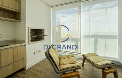 Imagem: O apartamento possui 1 Dormitório, 2 Banheiros, 2 Vagas na