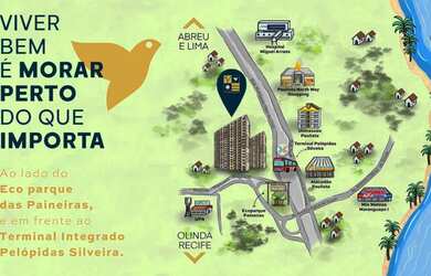 Imagem: O apartamento possui 2 Dormitórios, 1 Banheiro, 1 Vaga na garagem