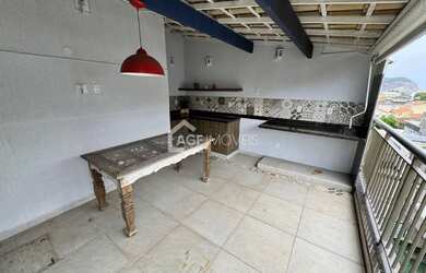 Imagem: O apartamento na cobertura possui 2 Dormitórios, 2 Banheiros