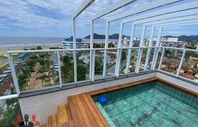 Imagem: O apartamento na cobertura possui 3 Dormitórios, 2 Banheiros