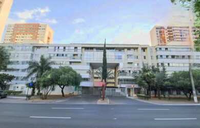 Imagem: O apartamento possui 1 Dormitório, 1 Banheiro, 1 Vaga na garagem