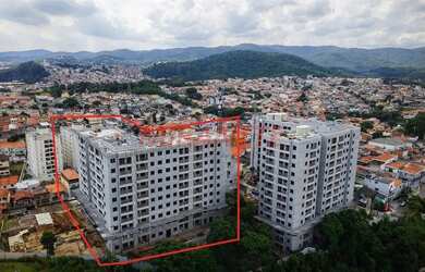 Imagem: O apartamento possui 2 Dormitórios, 1 Banheiro, 1 Vaga na garagem