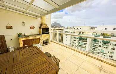 Imagem: O apartamento na cobertura possui 2 Dormitórios, 3 Banheiros