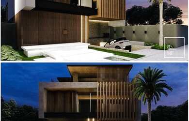 Imagem: A casa em condomínio possui 5 Dormitórios, 5 Banheiros, 4