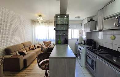 Imagem: O apartamento possui 2 Dormitórios, 1 Banheiro, 1 Vaga na garagem