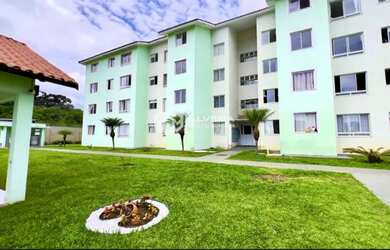 Imagem: O apartamento possui 2 Dormitórios, 1 Banheiro, 1 Vaga na garagem