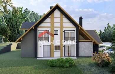 Imagem: A casa possui 3 Dormitórios, 4 Banheiros, 1 Vaga na garagem