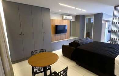 Imagem: O apartamento possui 1 Dormitório, 1 Banheiro, 35m² de Área