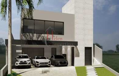 Imagem: A casa em condomínio possui 3 Dormitórios, 1 Banheiro, 3 Vagas