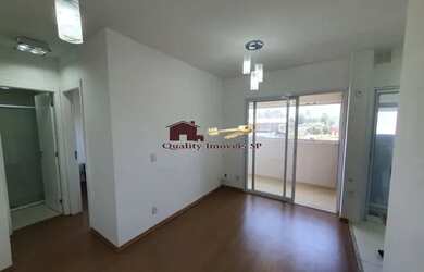 Imagem: O apartamento possui 1 Dormitório, 1 Banheiro, 1 Vaga na garagem