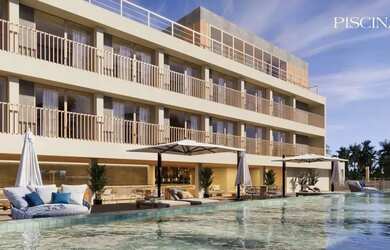 Imagem: O apartamento possui 1 Dormitório, 1 Banheiro, 1 Vaga na garagem