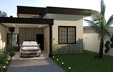 Imagem: A casa possui 2 Dormitórios, 3 Banheiros, 2 Vagas na garagem