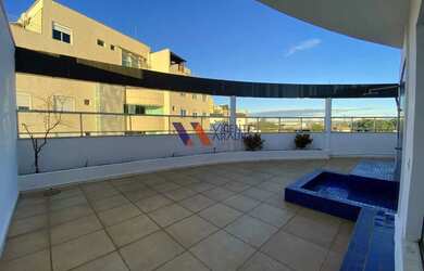 Imagem: O apartamento na cobertura possui 2 Dormitórios, 3 Banheiros