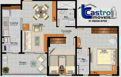 Imagem 15: Piazza Toscana. 2/4. 1 Suíte. 1 Vaga. Torre Livorno Rv 19