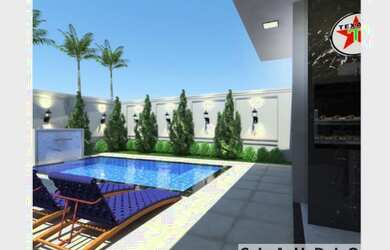 Imagem: A casa em condomínio possui 3 Dormitórios, 3 Banheiros, 2