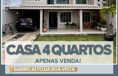 Imagem: A casa possui 4 Dormitórios, 1 Banheiro, 5 Vagas na garagem