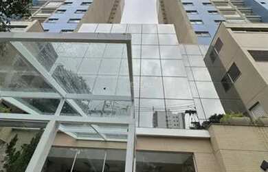 Imagem: O apartamento possui 1 Dormitório, 1 Banheiro, 1 Vaga na garagem