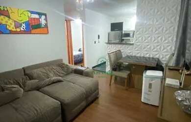 Imagem: O apartamento possui 2 Dormitórios, 1 Banheiro, 1 Vaga na garagem