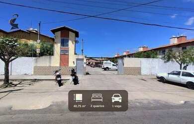 Imagem: O apartamento possui 2 Dormitórios, 1 Banheiro, 1 Vaga na garagem