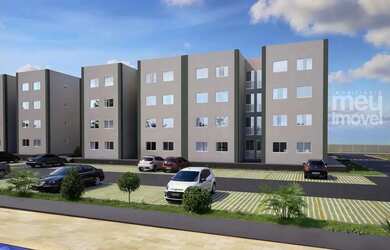 Imagem: O apartamento possui 2 Dormitórios, 1 Banheiro, 1 Vaga na garagem