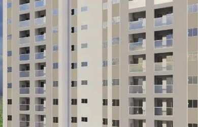 Imagem: O apartamento possui 2 Dormitórios, 1 Banheiro, 1 Vaga na garagem