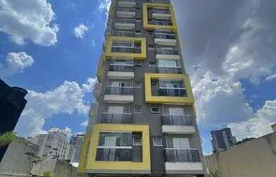 Imagem: O apartamento possui 1 Dormitório, 1 Banheiro, 1 Vaga na garagem