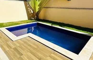 Imagem: A casa em condomínio possui 4 Dormitórios, 5 Banheiros, 4