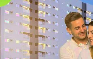 Imagem: O apartamento possui 2 Dormitórios, 1 Banheiro, 1 Vaga na garagem