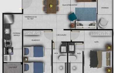 Imagem 5: com o privilégio de esta próximo ao shopping Grand platinum 2 4 com...