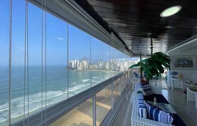 Imagem 5: Cobertura frente mar com vista mar, churrasqueira e piscina na Praia das...