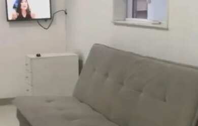 Imagem: O studio possui 1 Dormitório, 1 Banheiro, 20m² de Área e