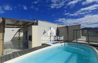 Imagem: O apartamento na cobertura possui 3 Dormitórios, 3 Banheiros