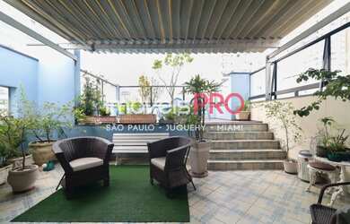 Imagem: O apartamento na cobertura possui 3 Dormitórios, 4 Banheiros