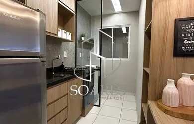 Imagem: O apartamento possui 2 Dormitórios, 2 Banheiros, 1 Vaga na